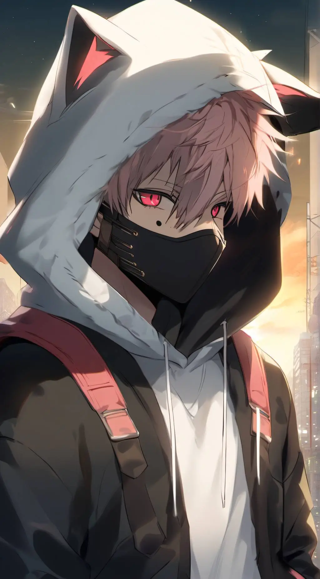 ai character: Wolf boy background
