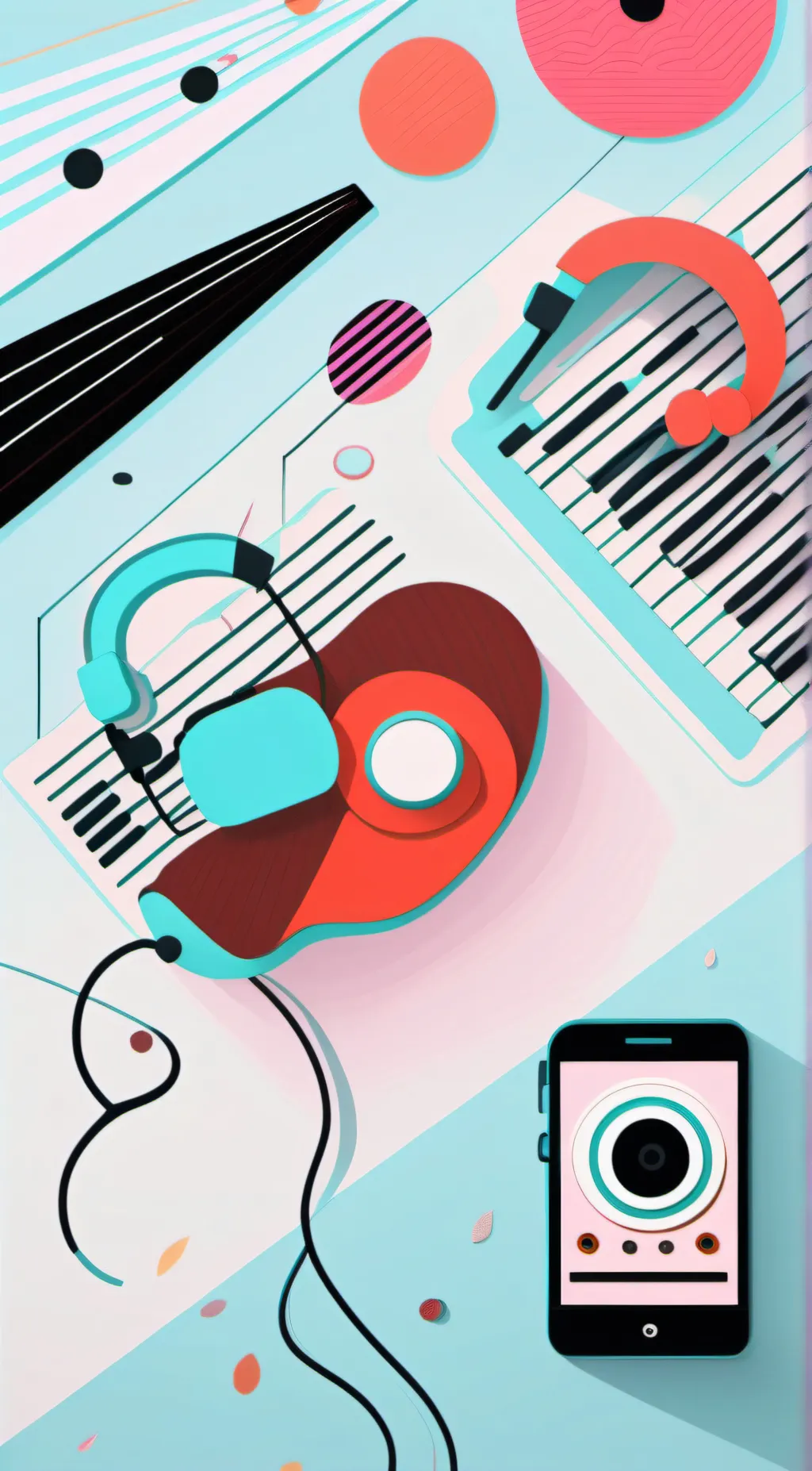 ai character: Music background