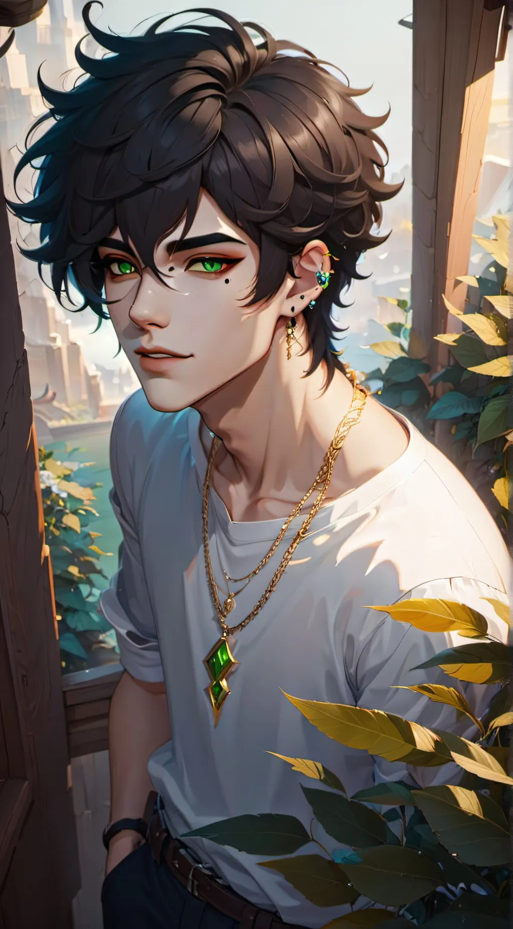 ai character: Aaron background