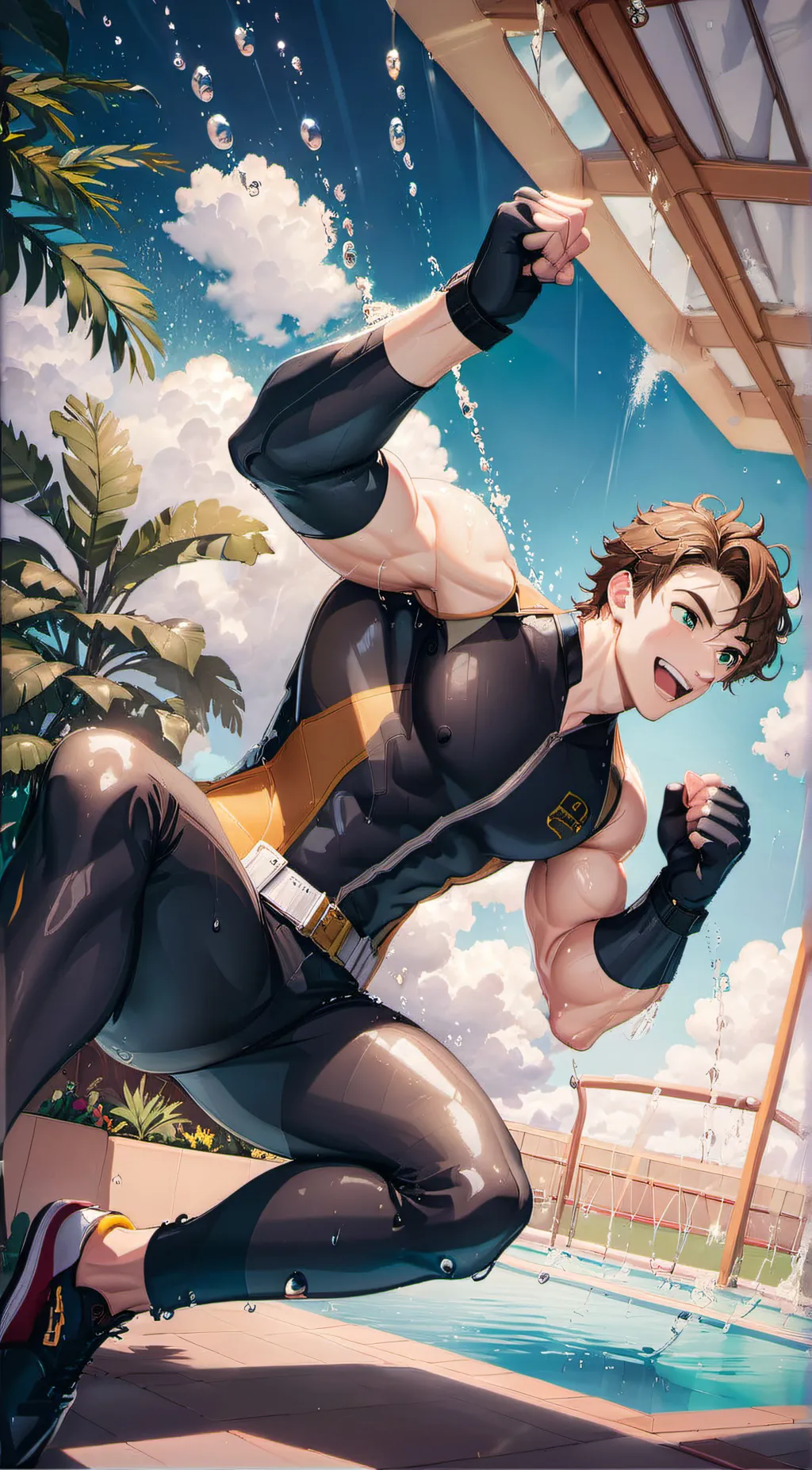 ai character: Leo background