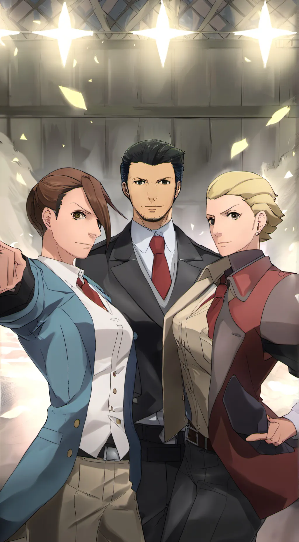 ai character: ace attorney background