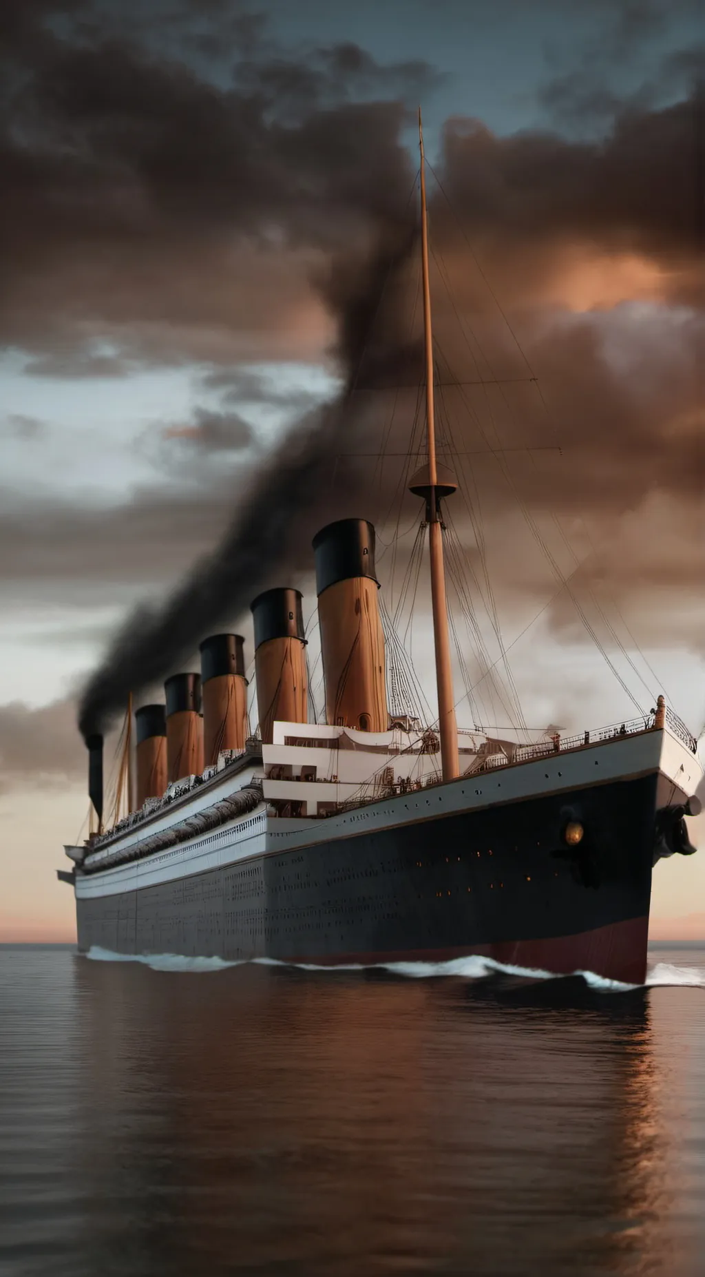 ai character: RMS Titanic background