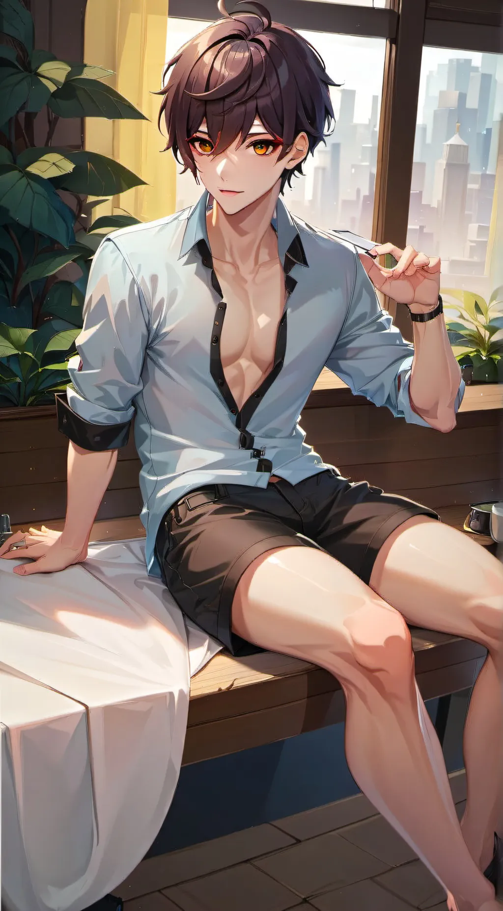 ai character: Garrett background