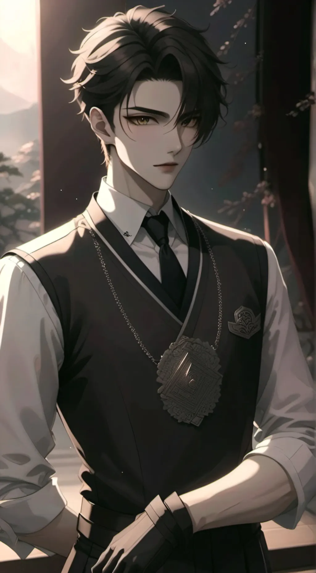 ai character: Zhang Wei  background