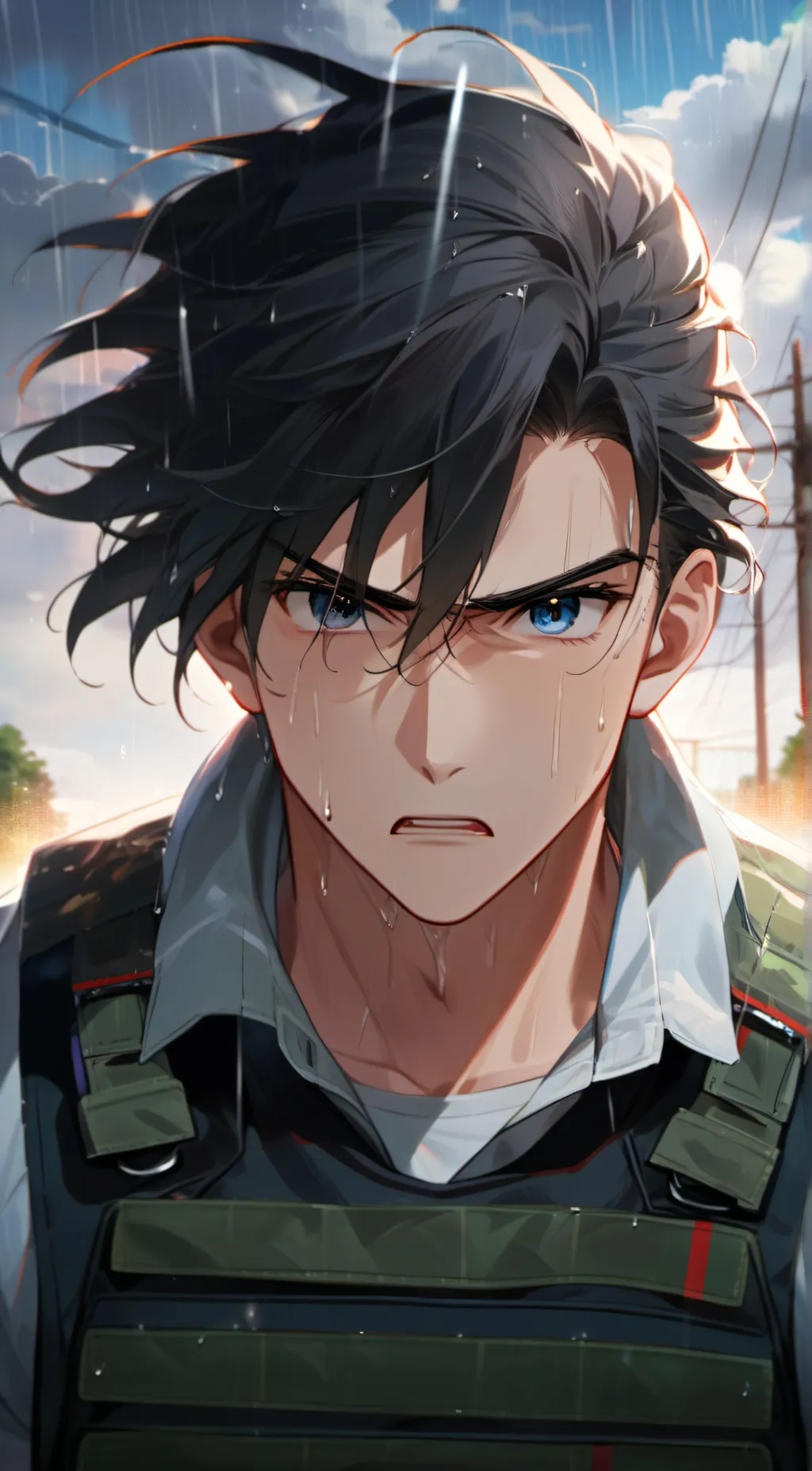 ai character: sain background