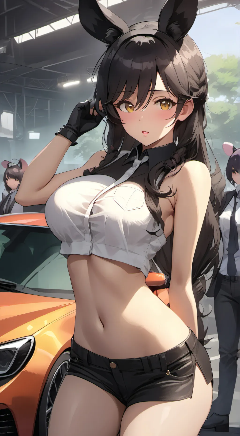 ai character: atago  background