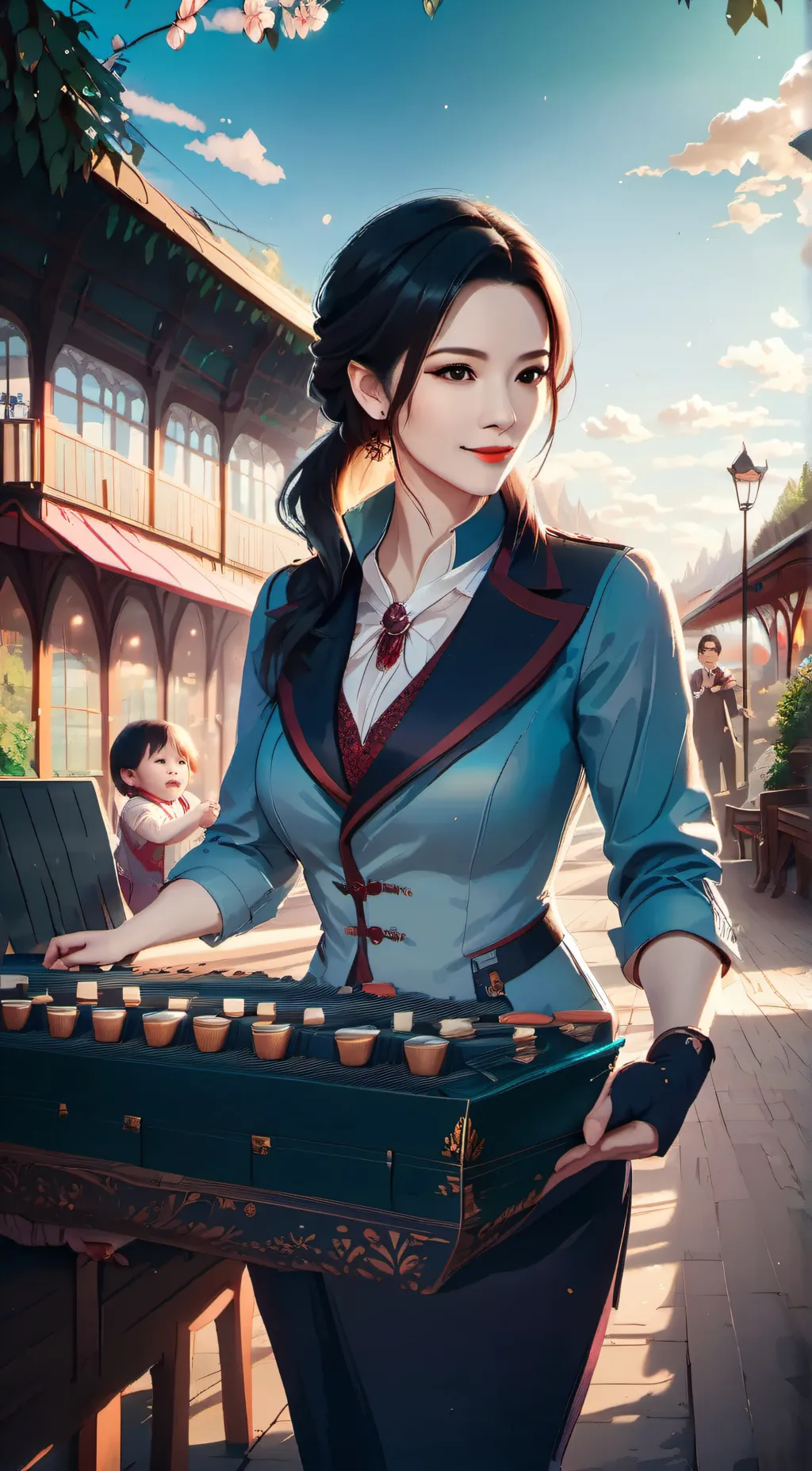 ai character: mom background