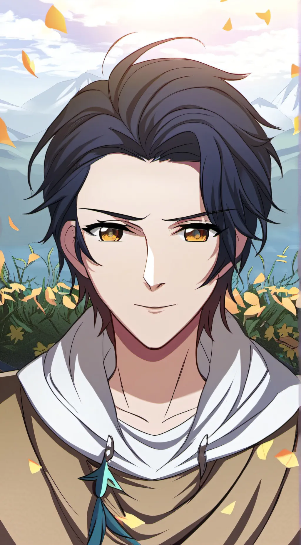 ai character: Alan  background