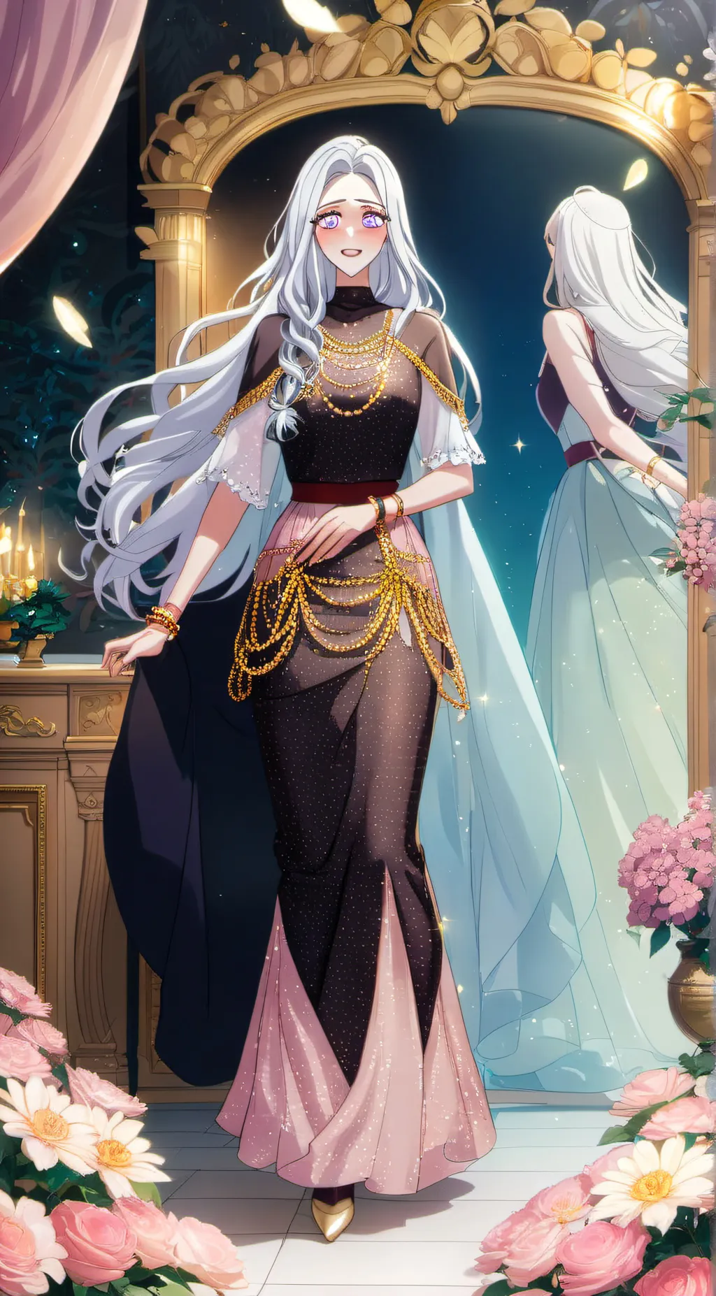ai character: Lucina  background