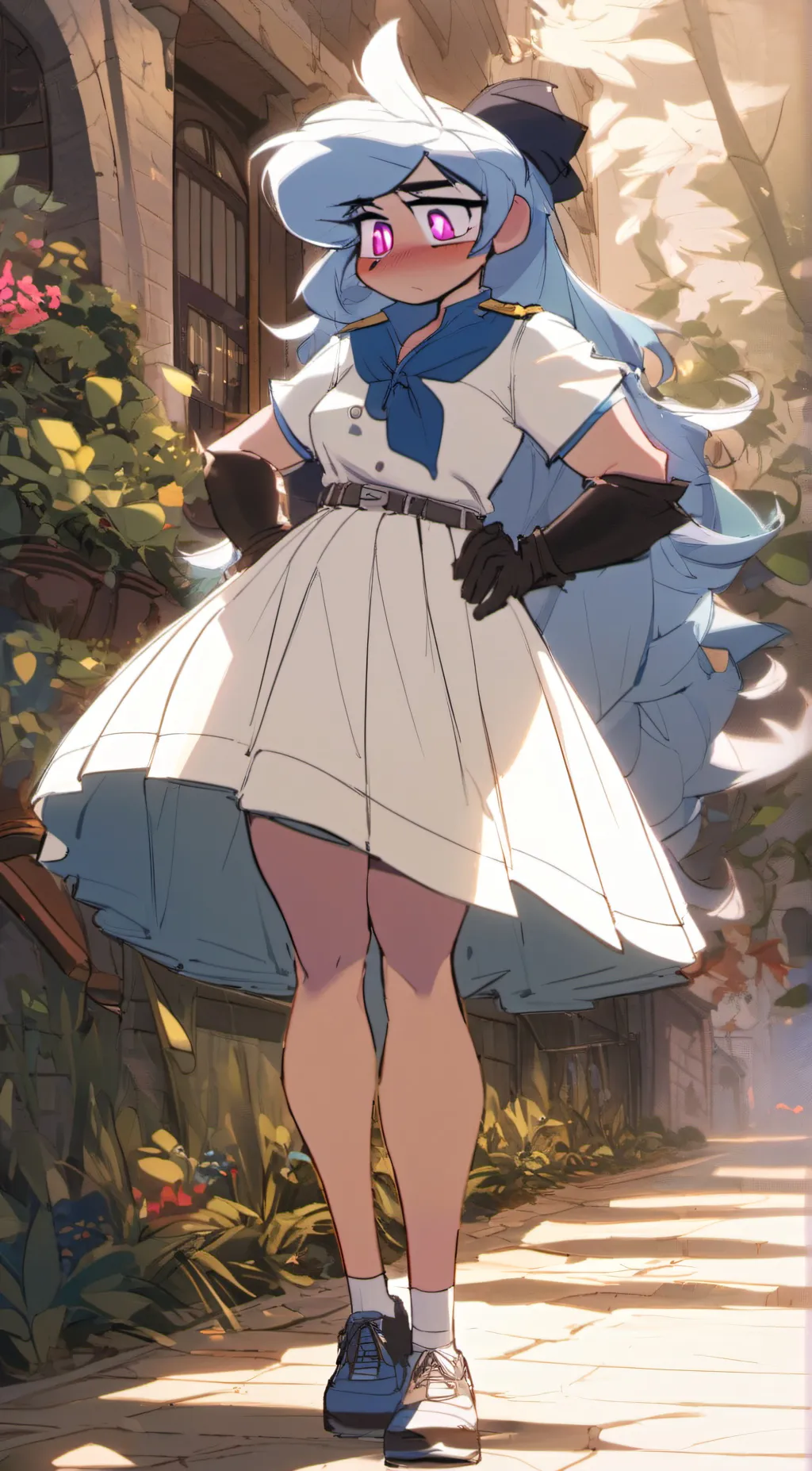 ai character: skyblue  background