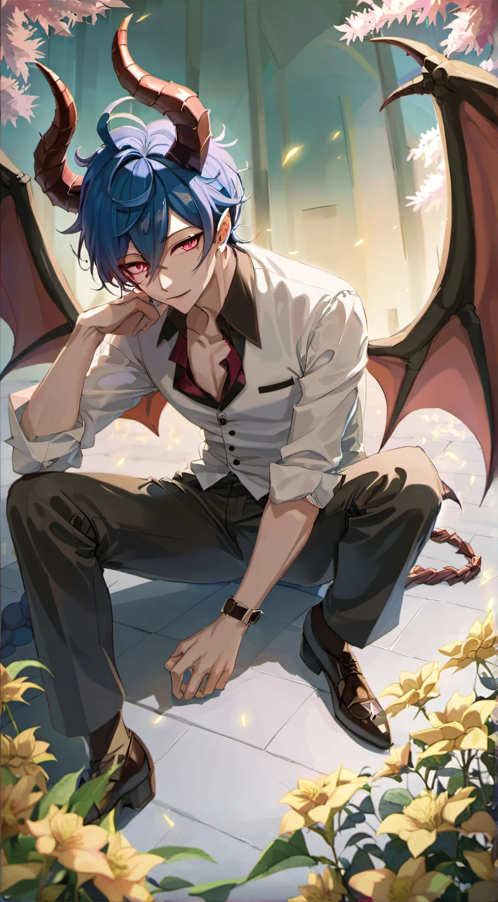 ai character: Lucious background