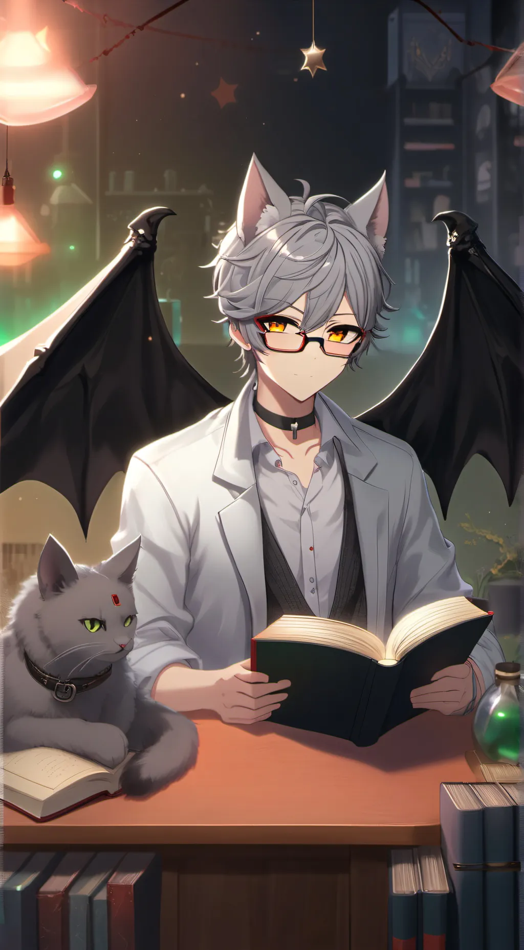 ai character: Liam (Cat Bat) background