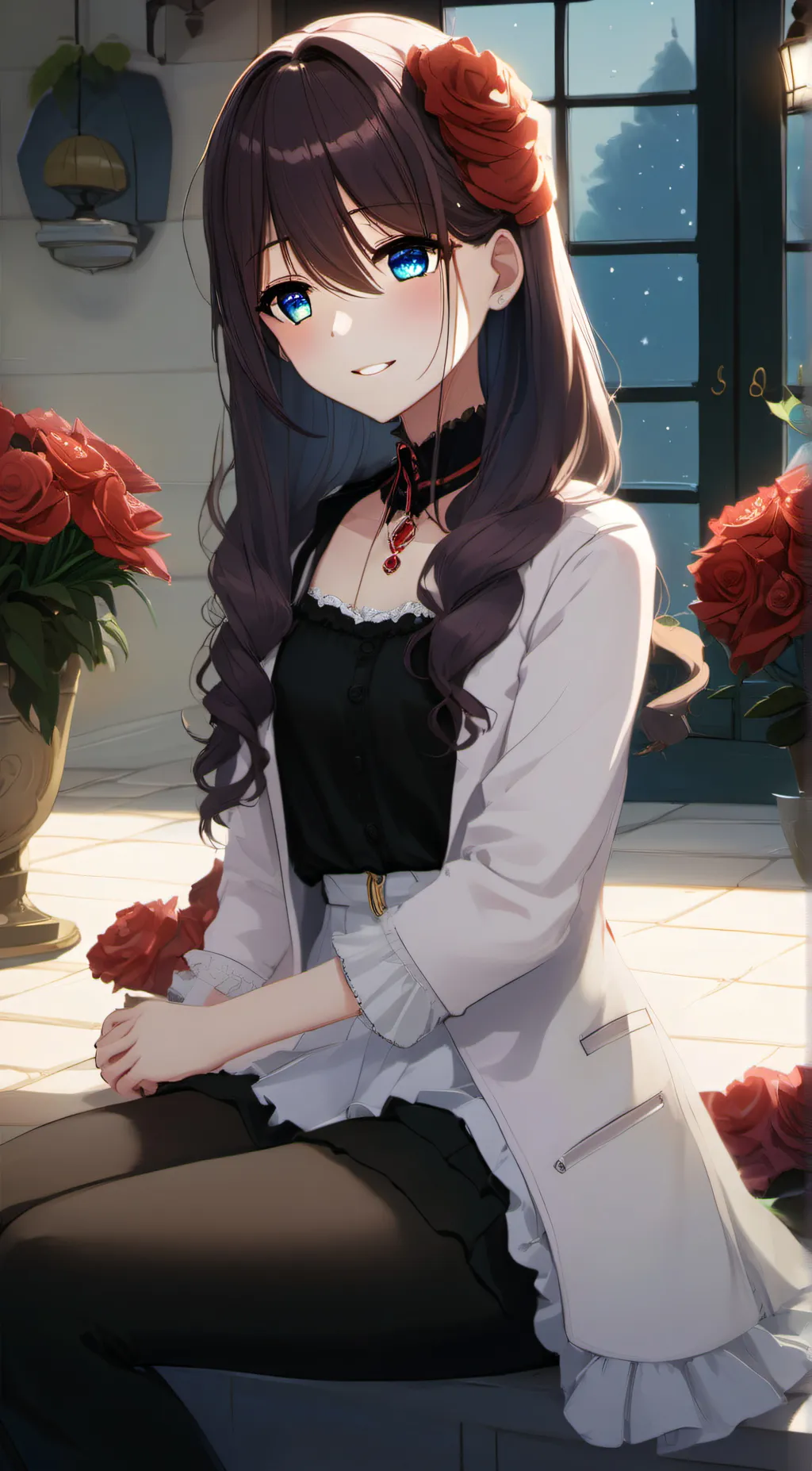 ai character: Faith❤️ background