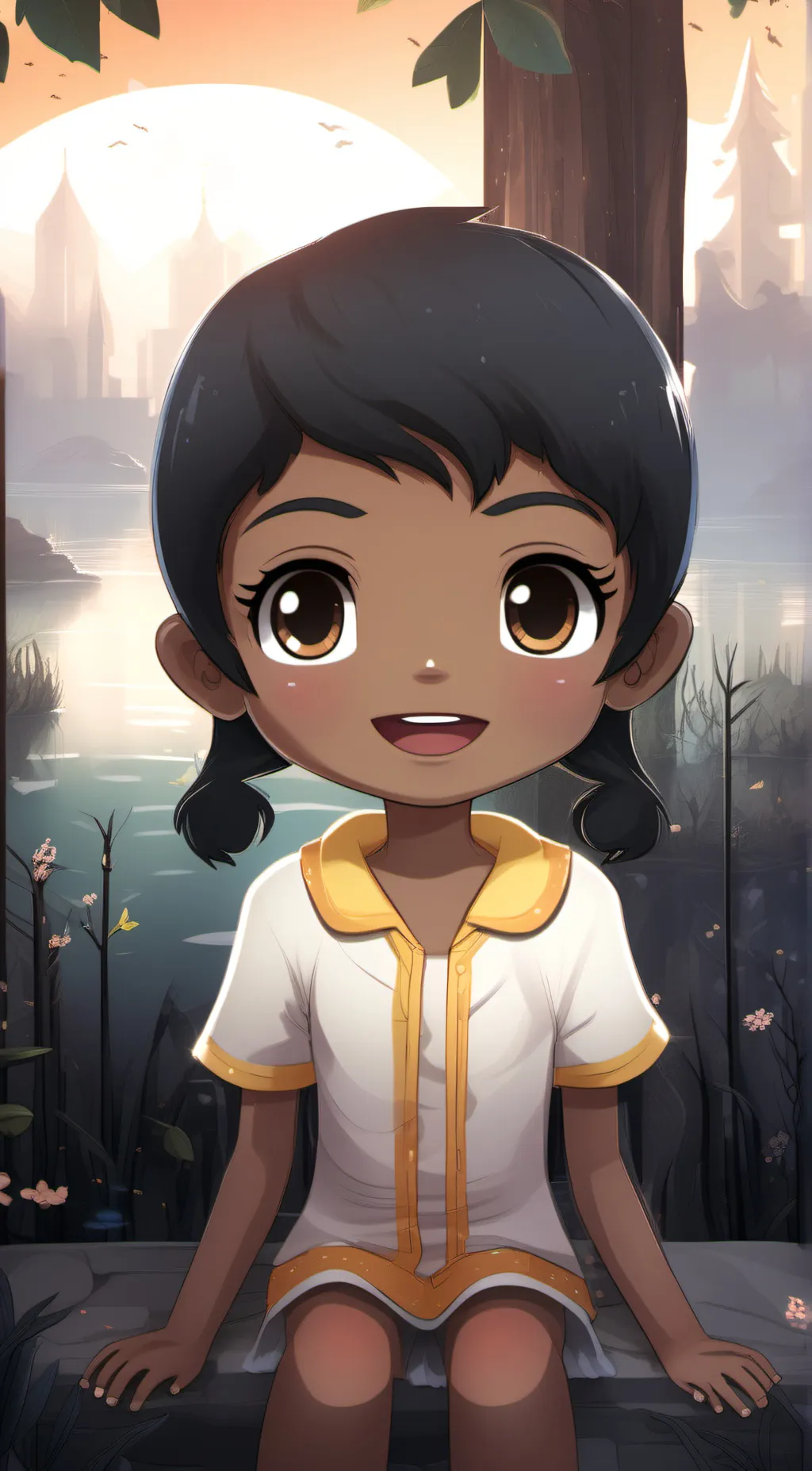 ai character: Mini background