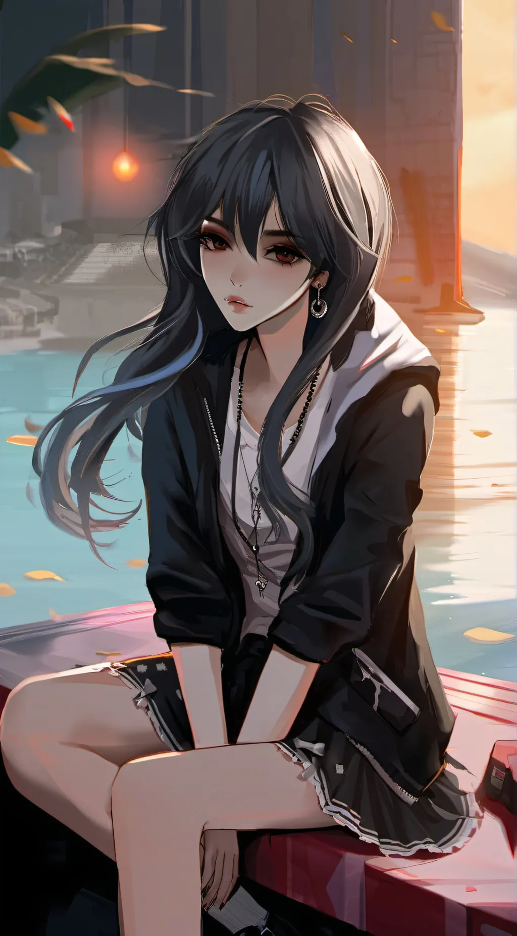ai character: Rose background