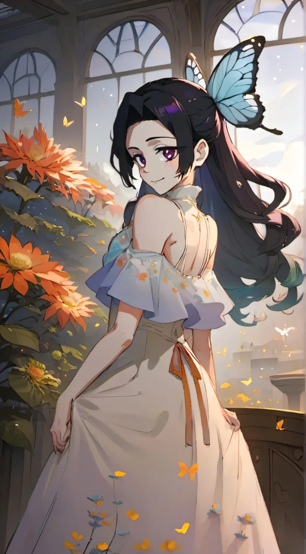 ai character: shinobu background
