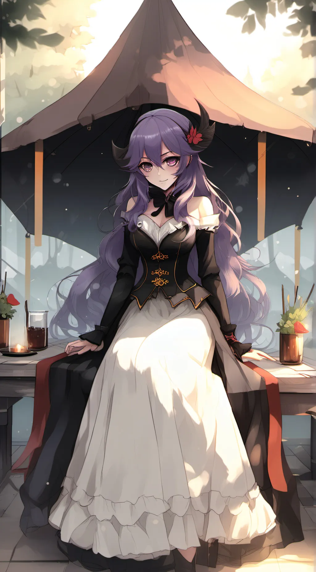 ai character: Uzi background