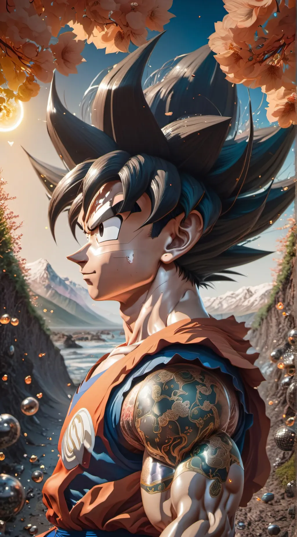 ai character: Goku  background