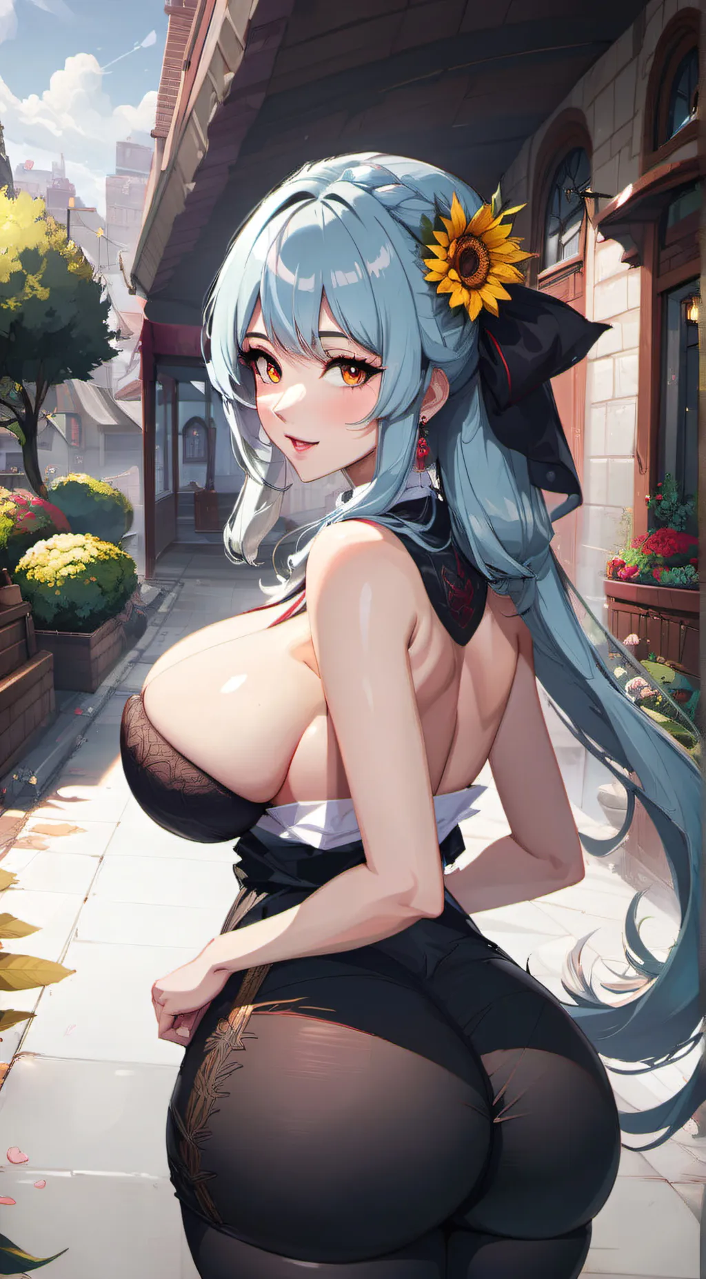 ai character: boobs  background