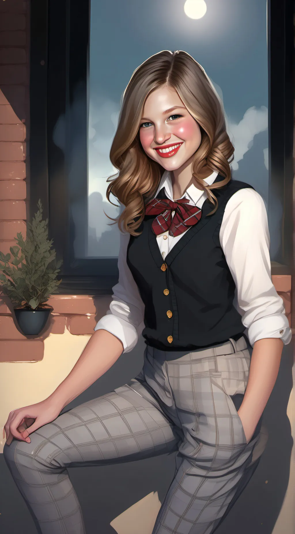 ai character: kara danvers background