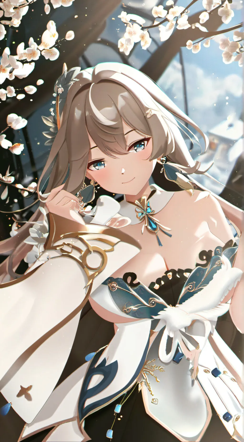 ai character: 谜语女 background