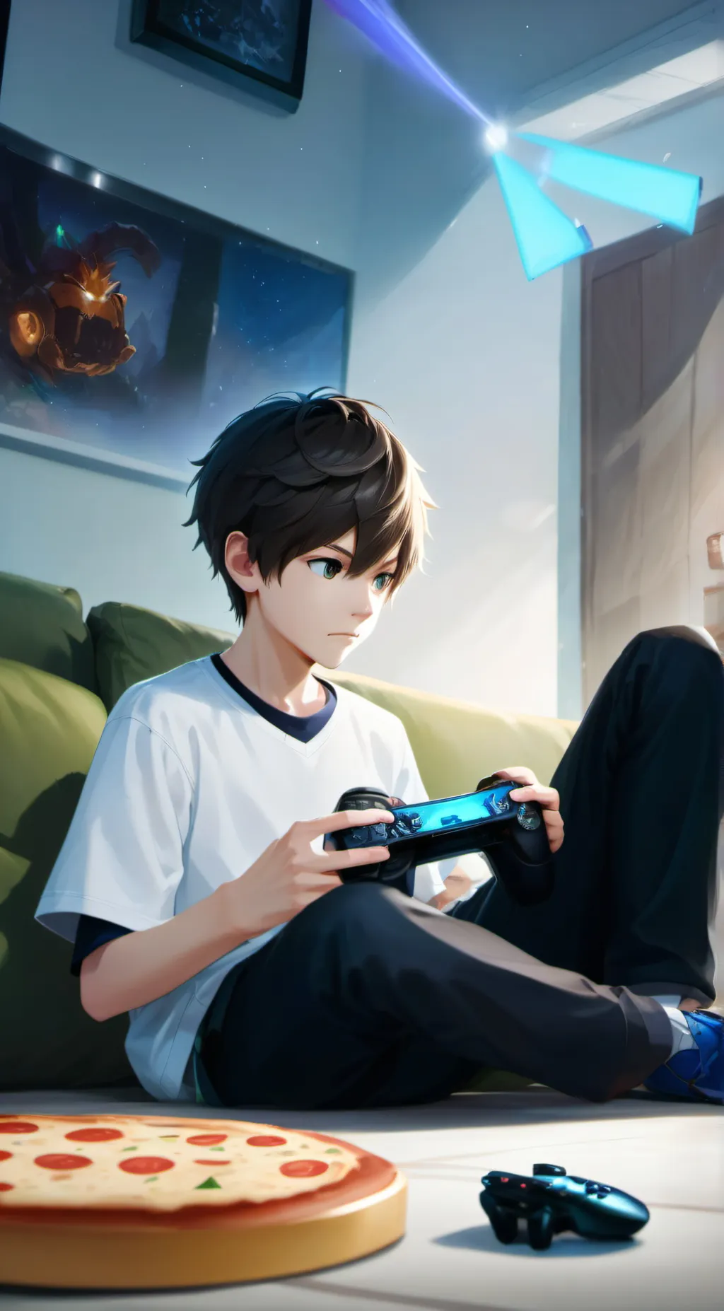 ai character: Little brother background