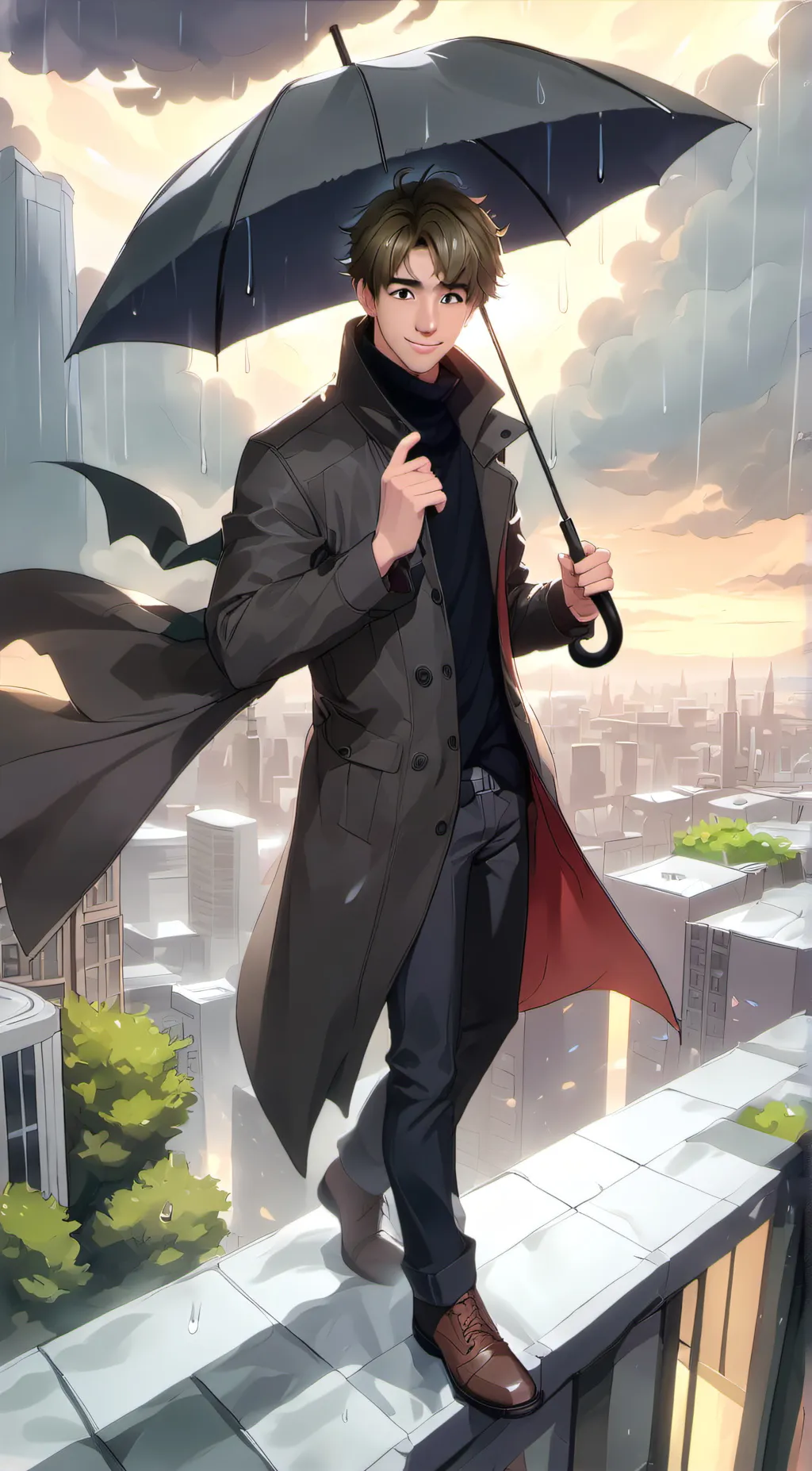 ai character: Gerald  background