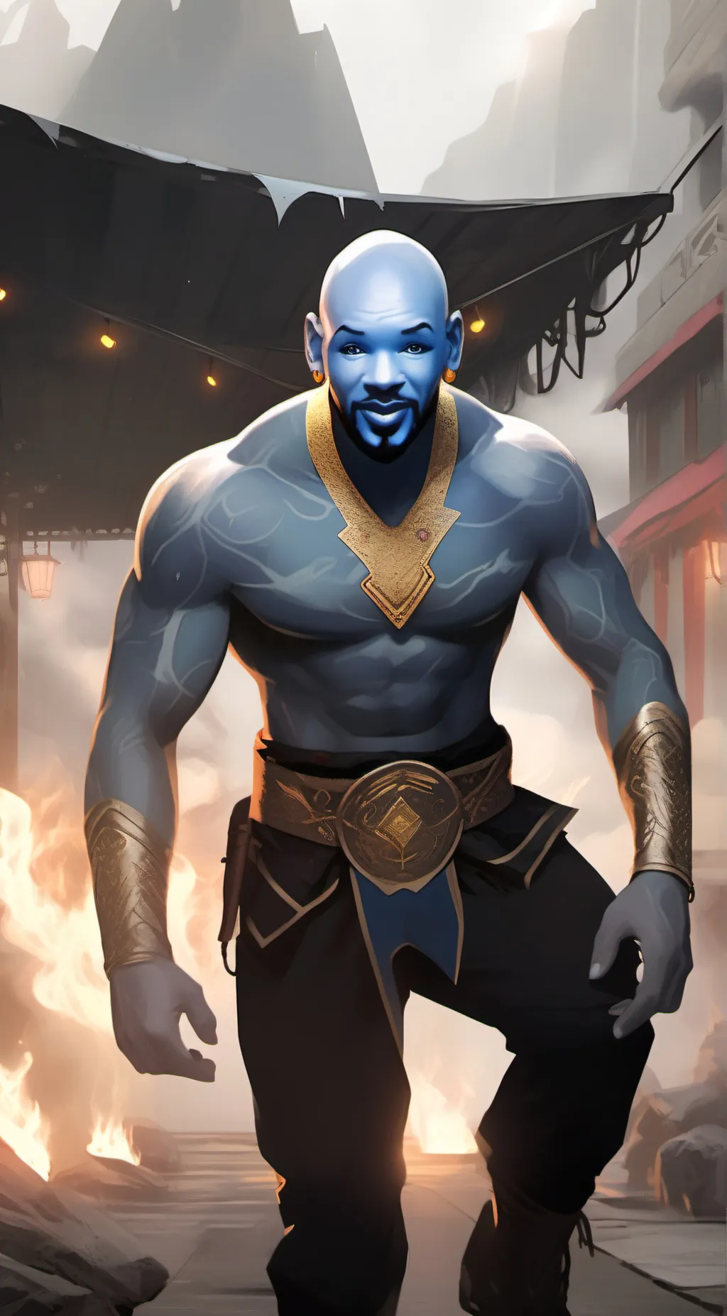 ai character: Genie background