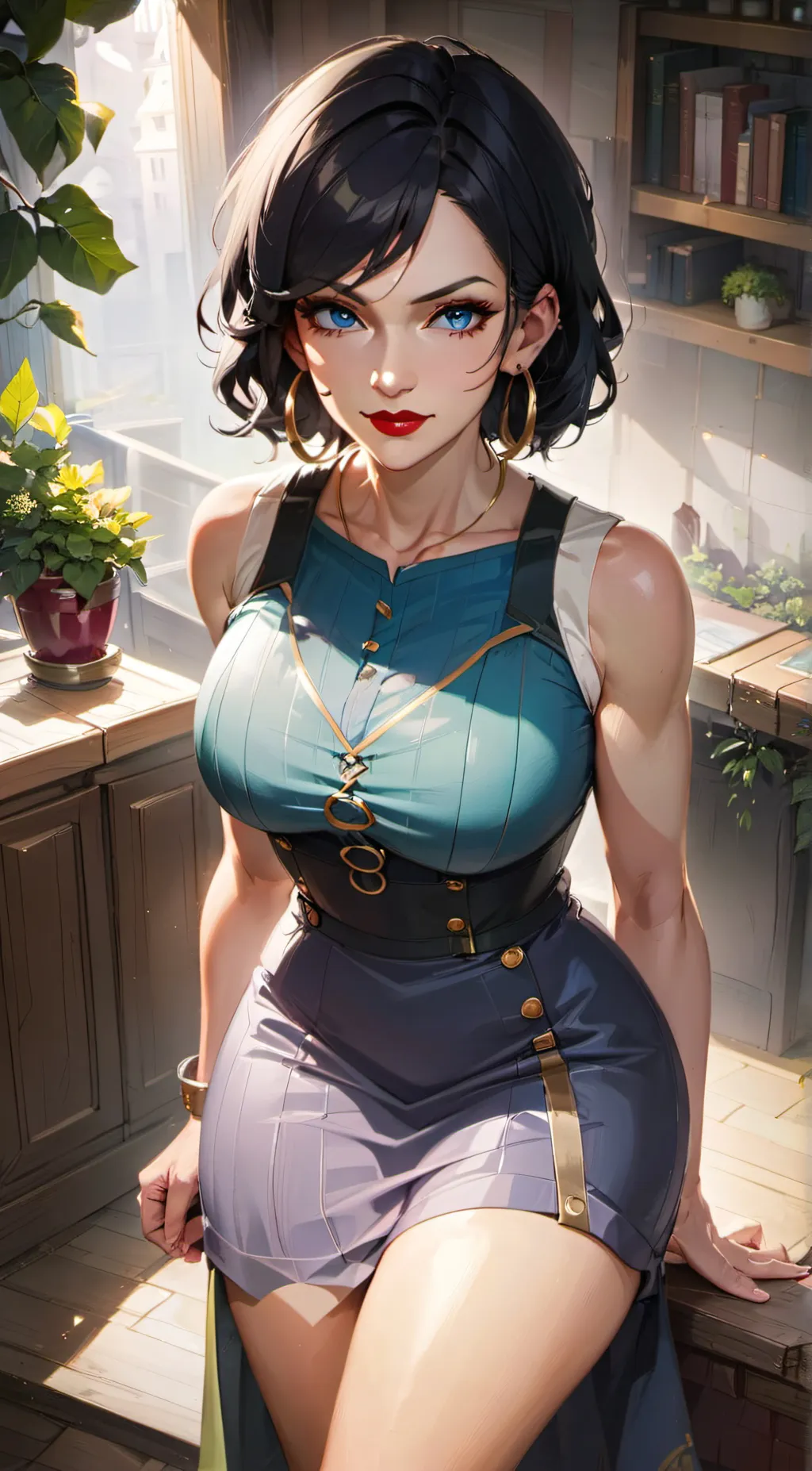 ai character: Leigh background