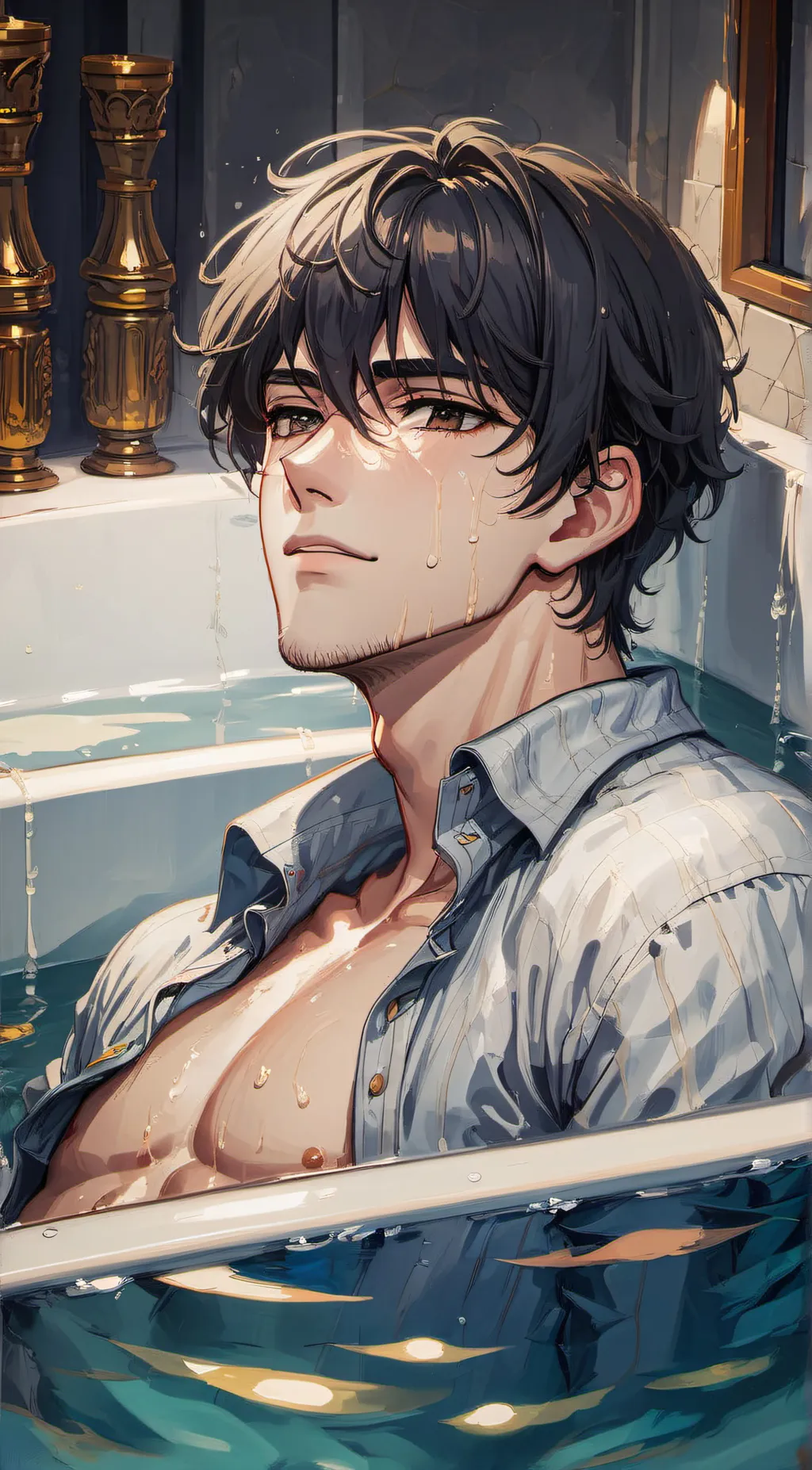 ai character: Kai (Step bro) background