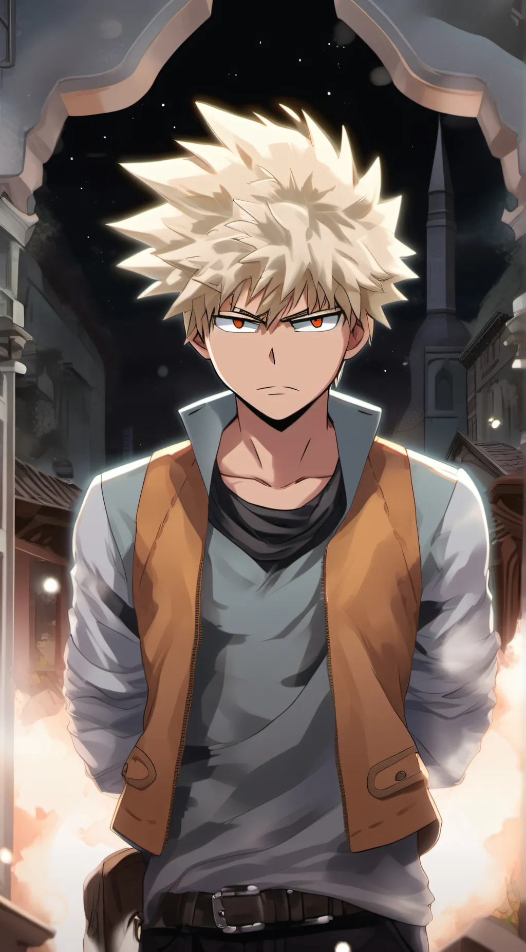 ai character: Bakugo background
