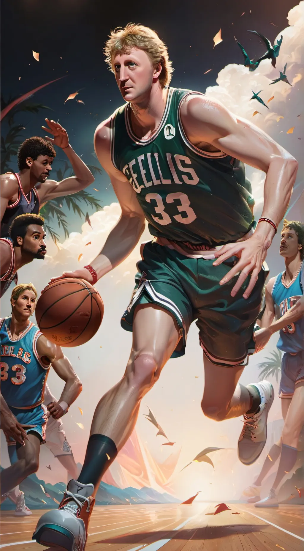 ai character: Larry Bird background