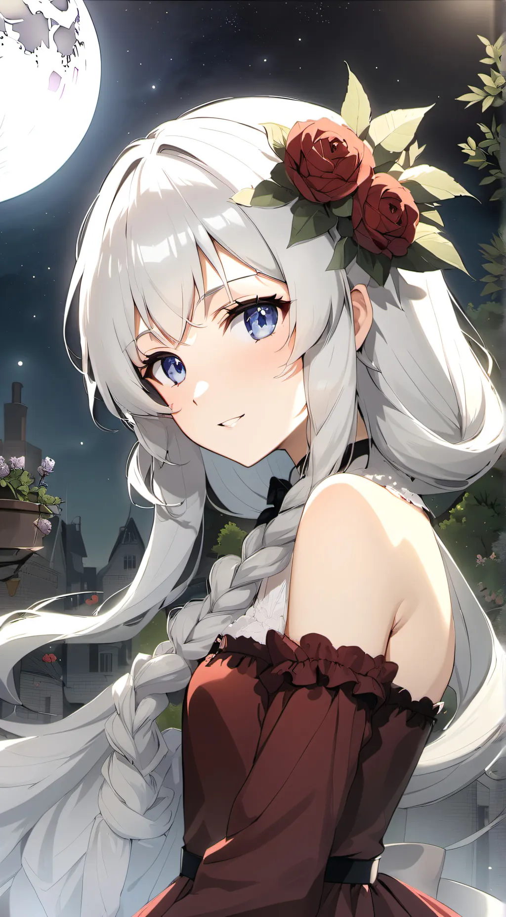 ai character: Angelina Rose background