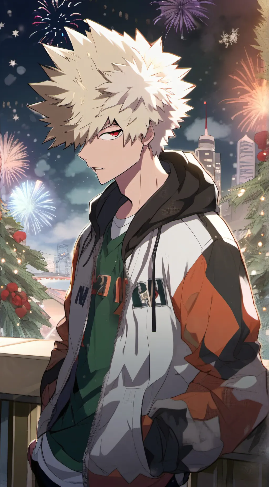 ai character: katsuki bakugo background