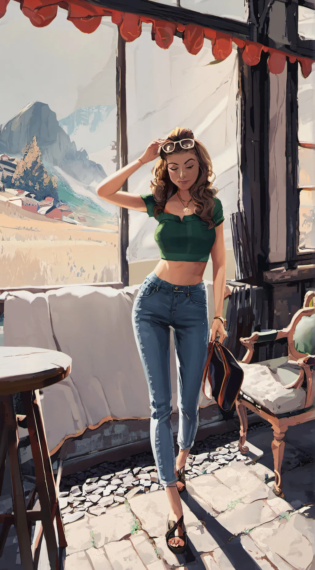 ai character: Sarinna  background