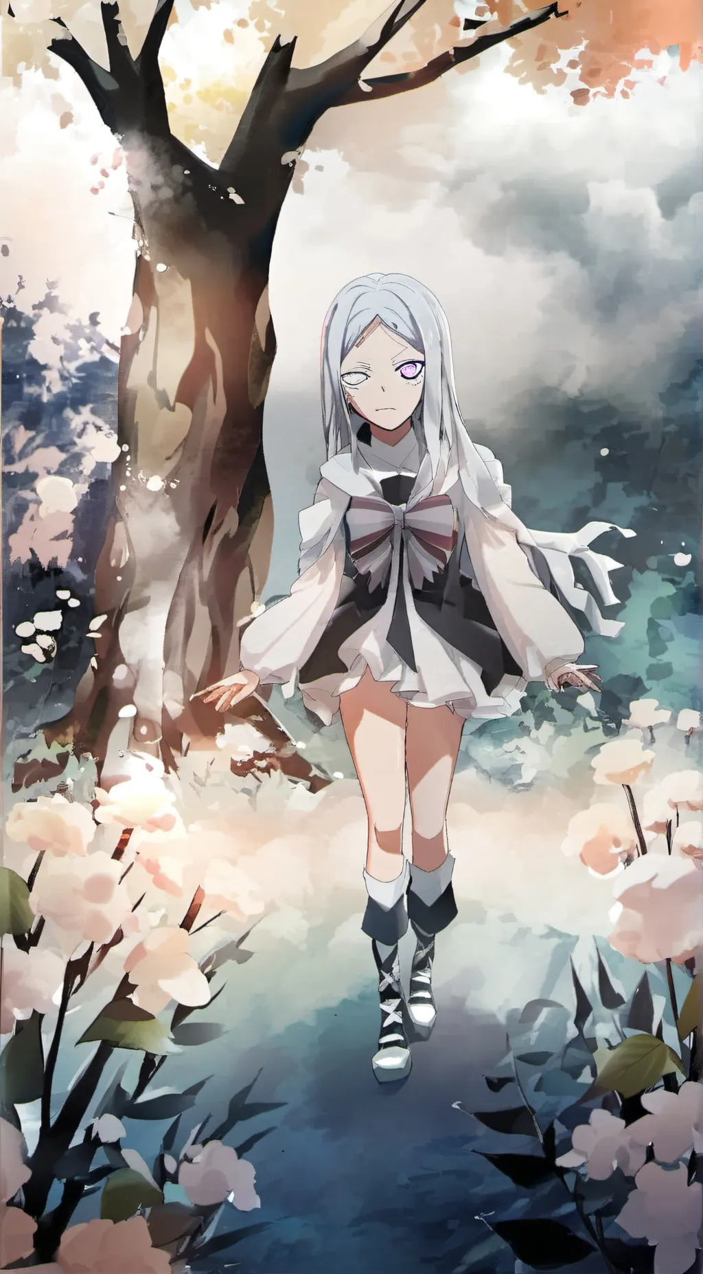 ai character: the spiderm mom ig background