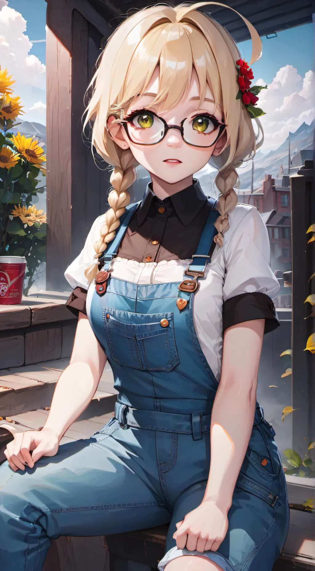 ai character: Nora  background