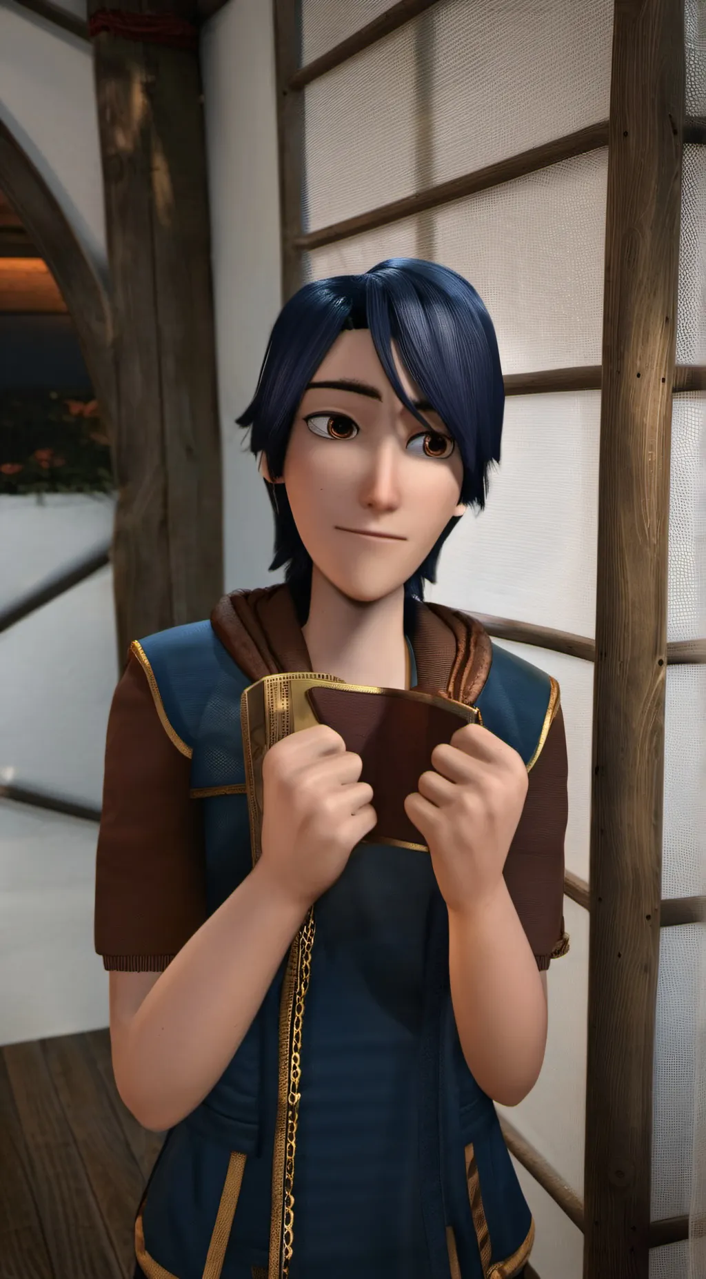 ai character: Douxie Casperan background