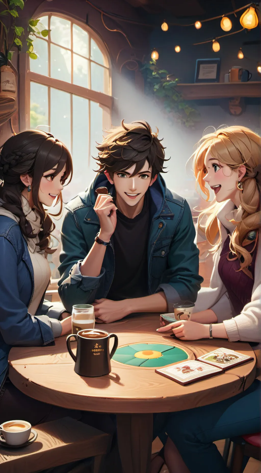 ai character: Sofia,Frankie,Ryan background