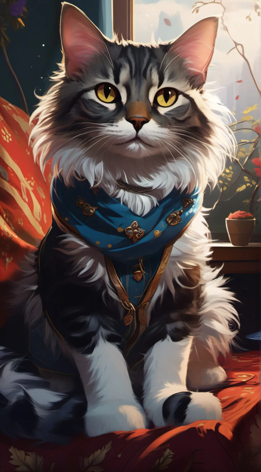 ai character: mushter  background