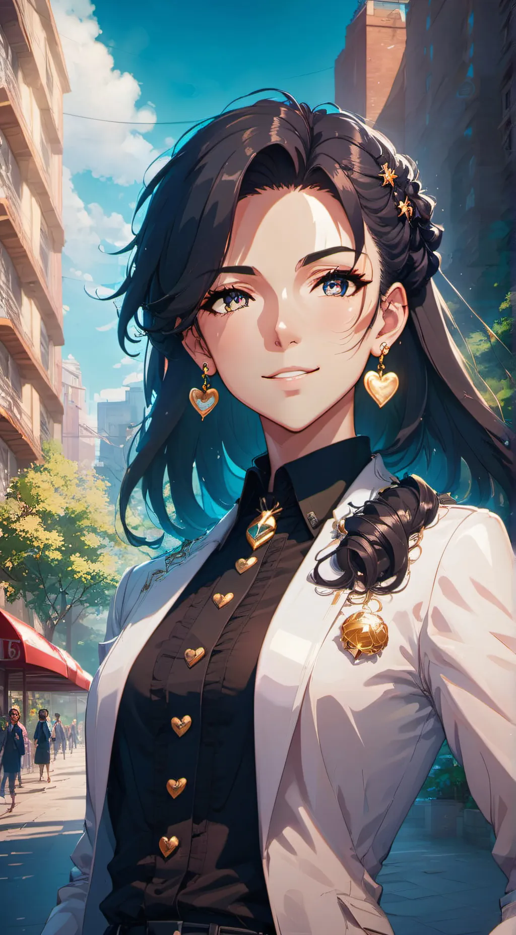 ai character: kyra brown  background