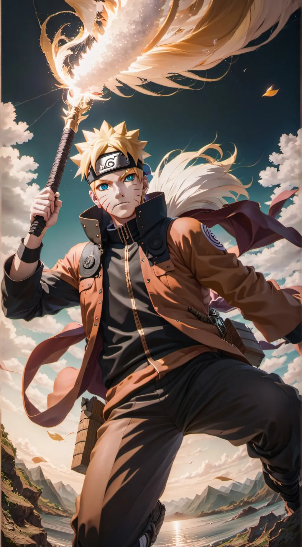ai character: Naruto background