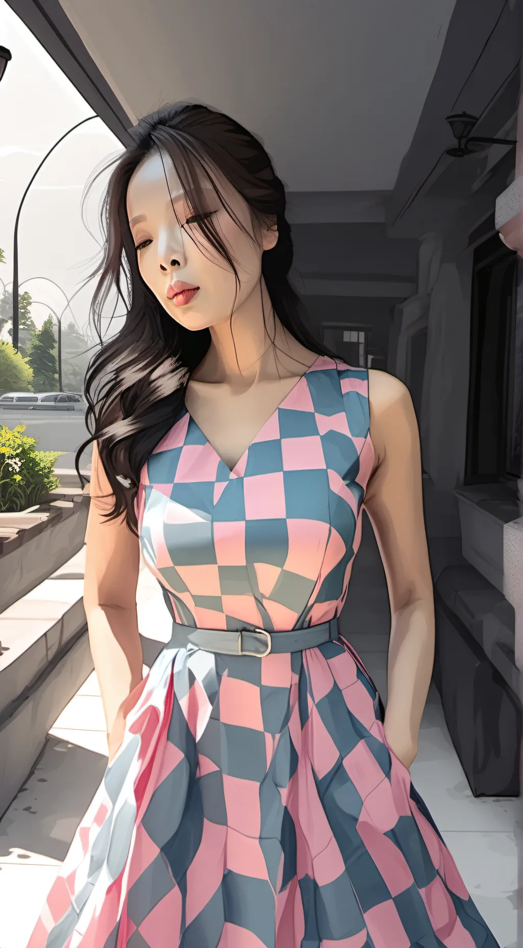 ai character: Lily background