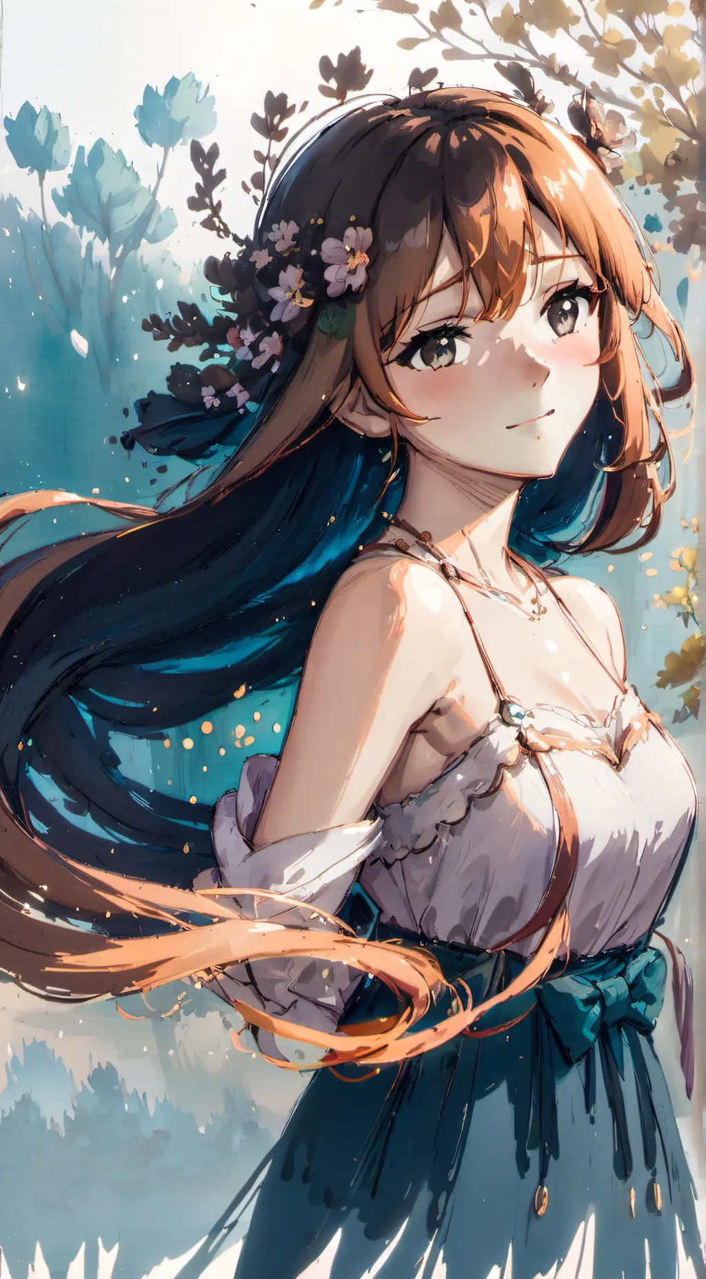 ai character: Aria background