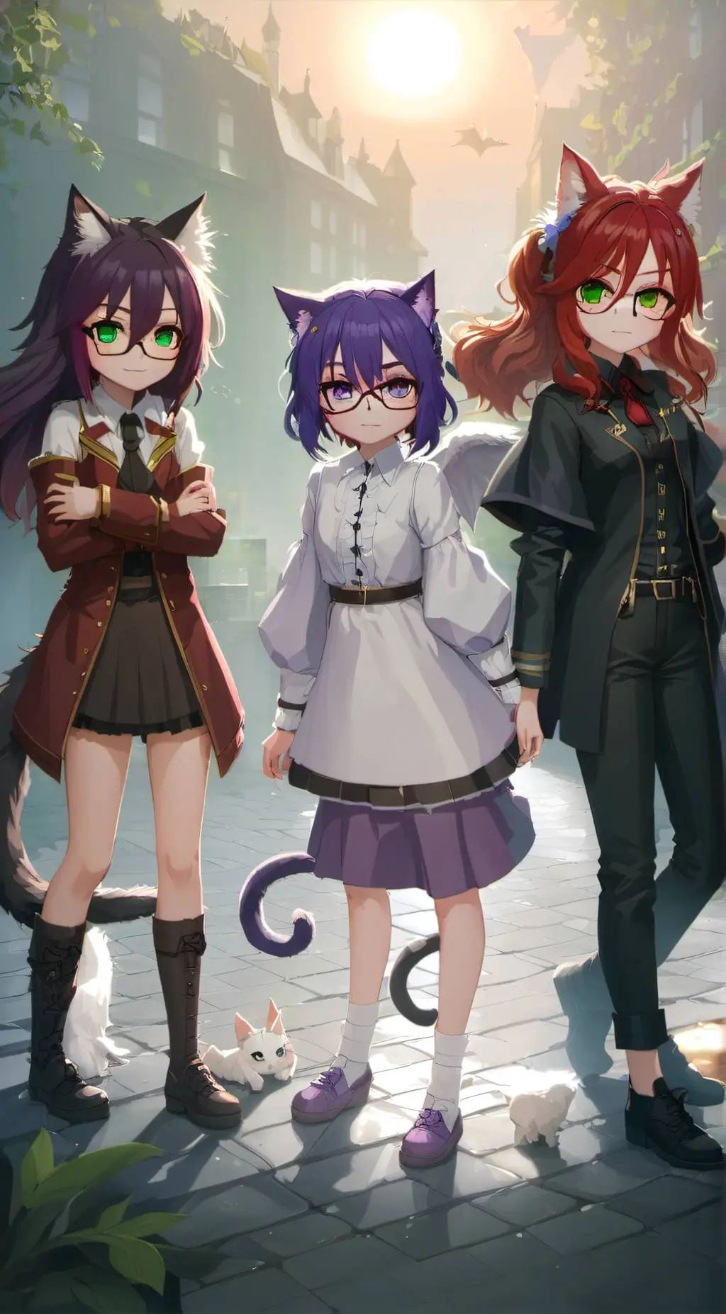 ai character: Ava,Ashley,Audrey background