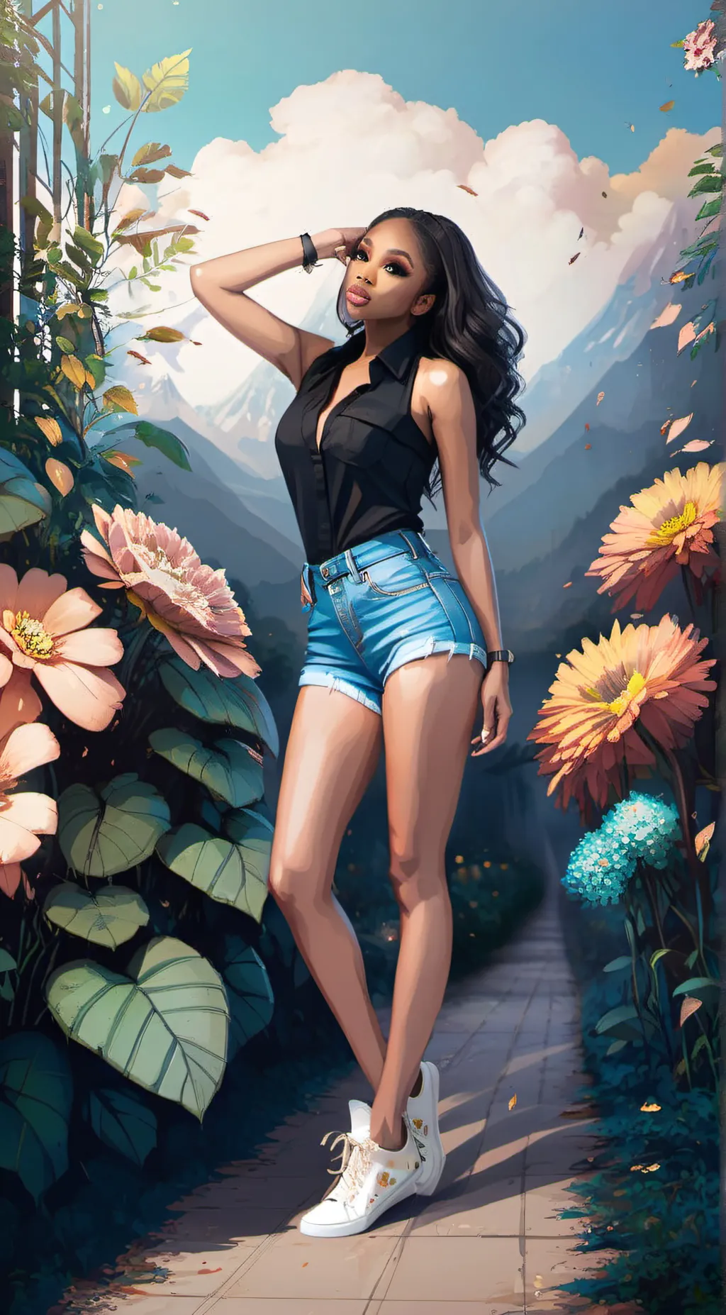 ai character: ally background