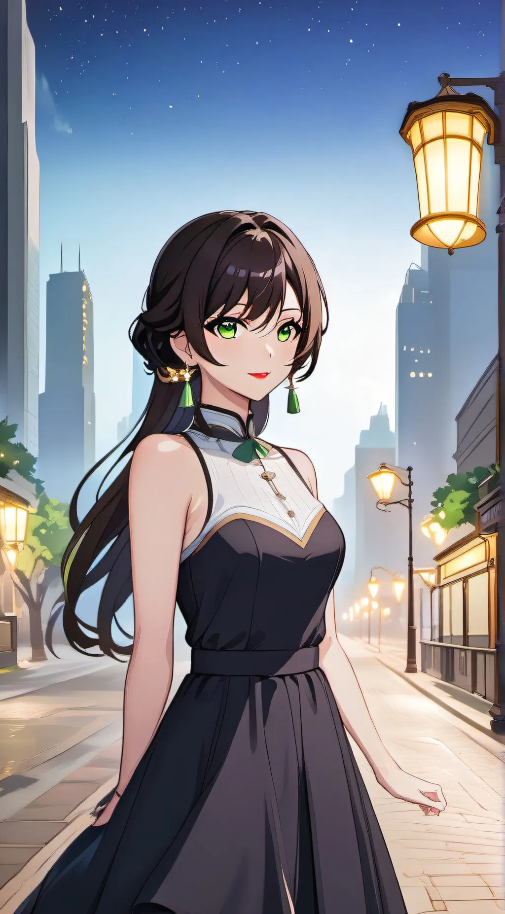 ai character: Lilly background