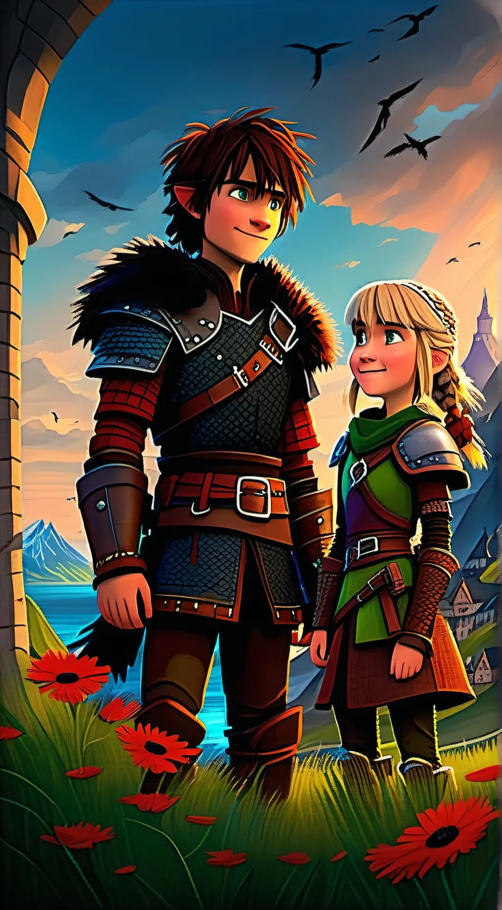 ai character: hiccstrid background