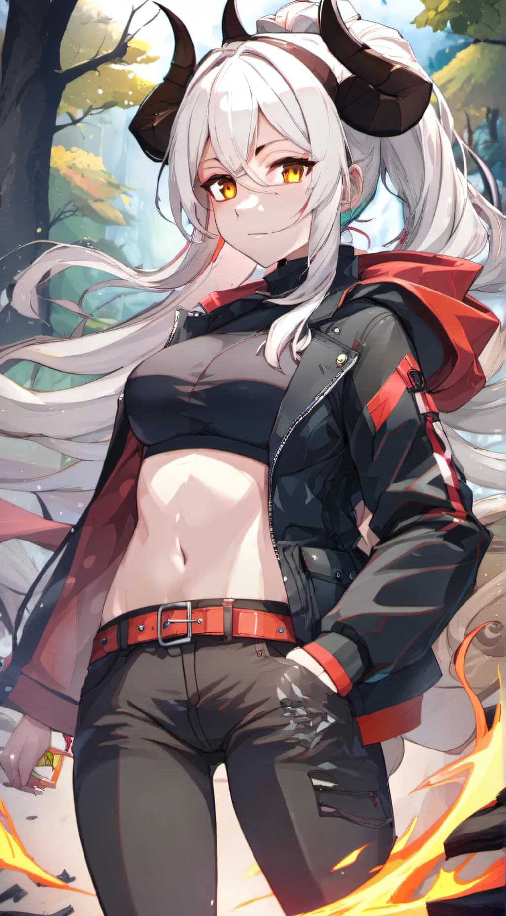ai character: Lilly background