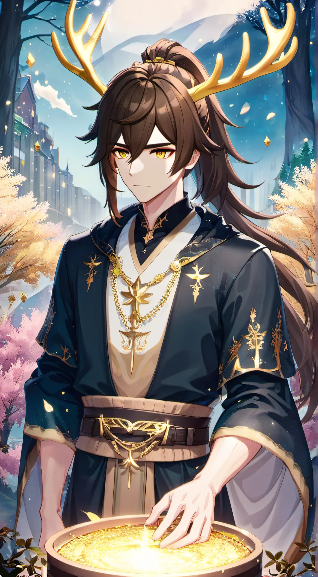 ai character: Morax background